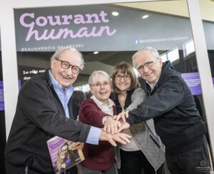 Personnalités marquantes de la CDC Yvon Boucher, Joanne Themens (première directrice), Claude Filion (directrice de 2002 à 2009, Émile Duhamel